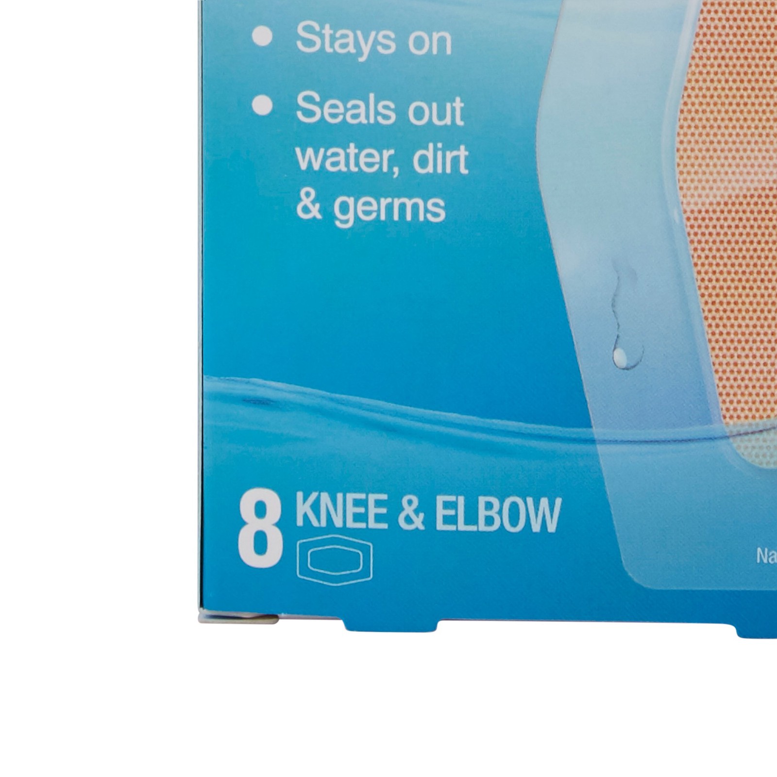 3M Nexcare Waterproof Sheer Plastic Adhesive Bandage 2-3/8 X 3½ Inch 8 per Box