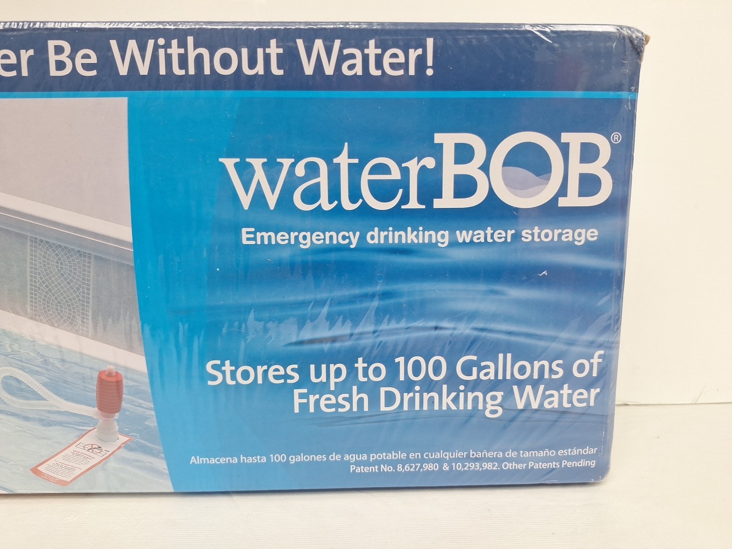 New WaterBOB Emergency 100-Gallon Drinking Water Storage Survival Kit Sealed
