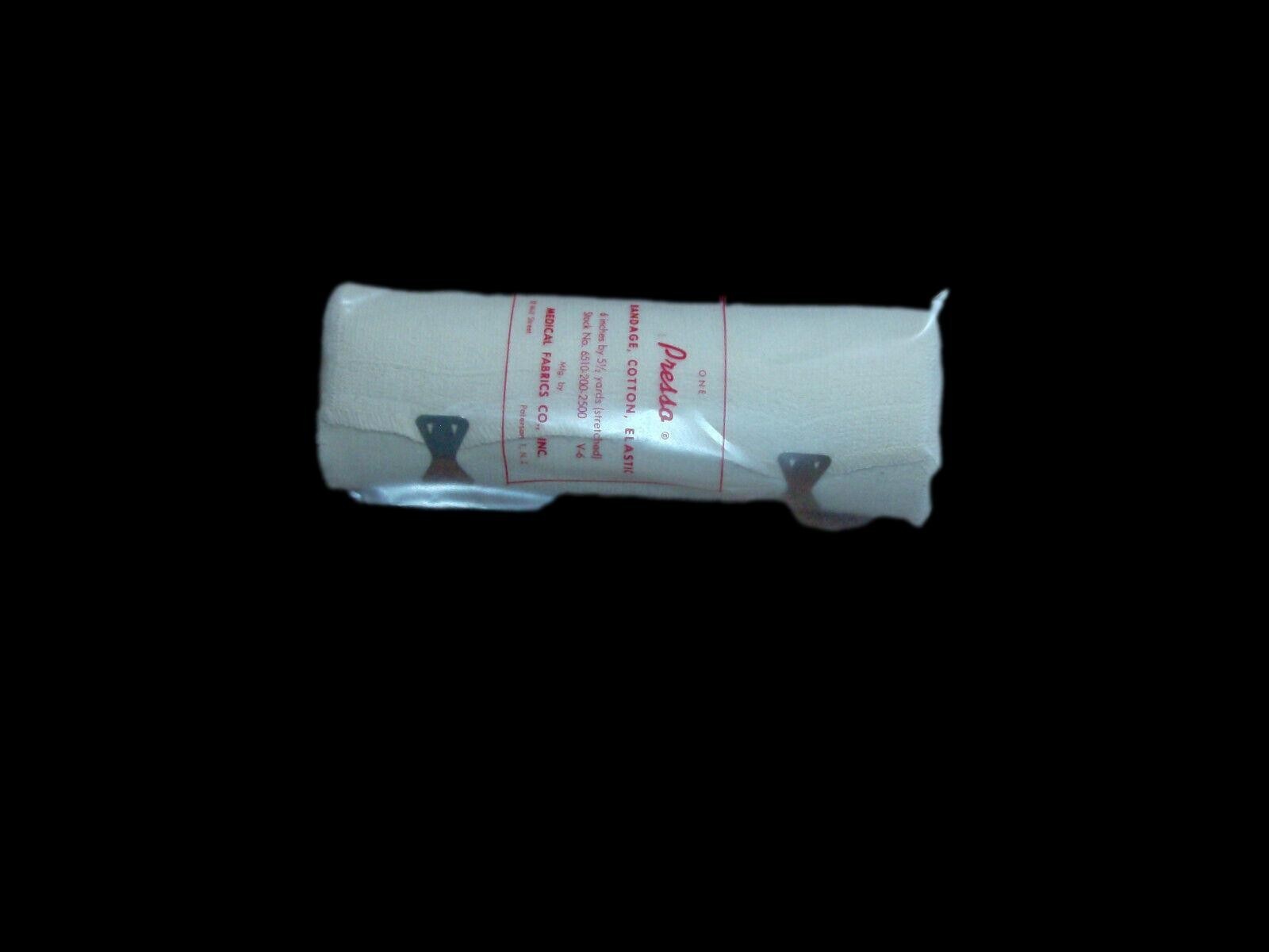 GENUINE U.S MILITARY ISSUE COTTON ELASTIC PRESSURE BANDAGE NEW SEALED 6″ WIDE