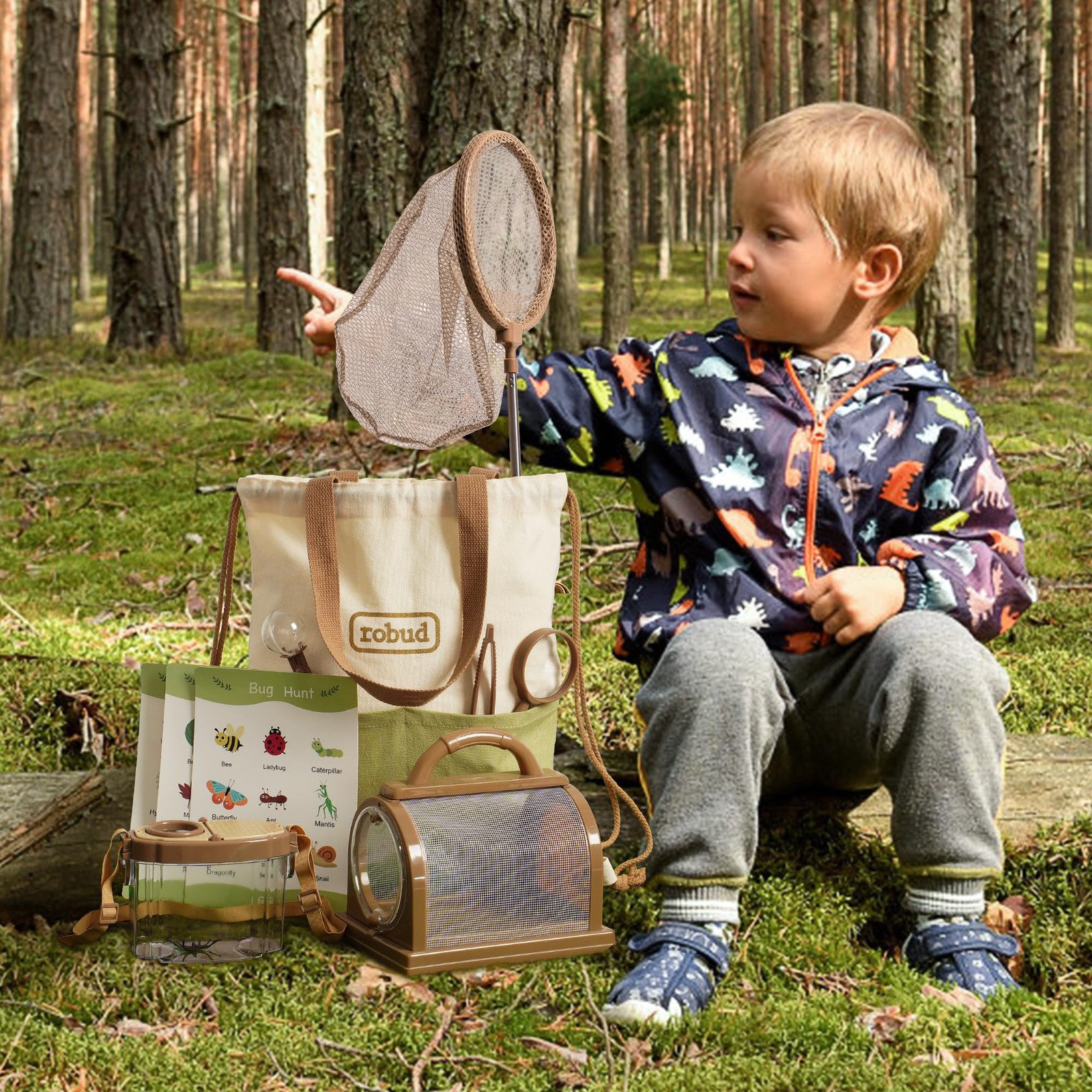 Explorer Set for Kids, Explorer Set with Insect Catcher, Magnifier, Insect Beoba…