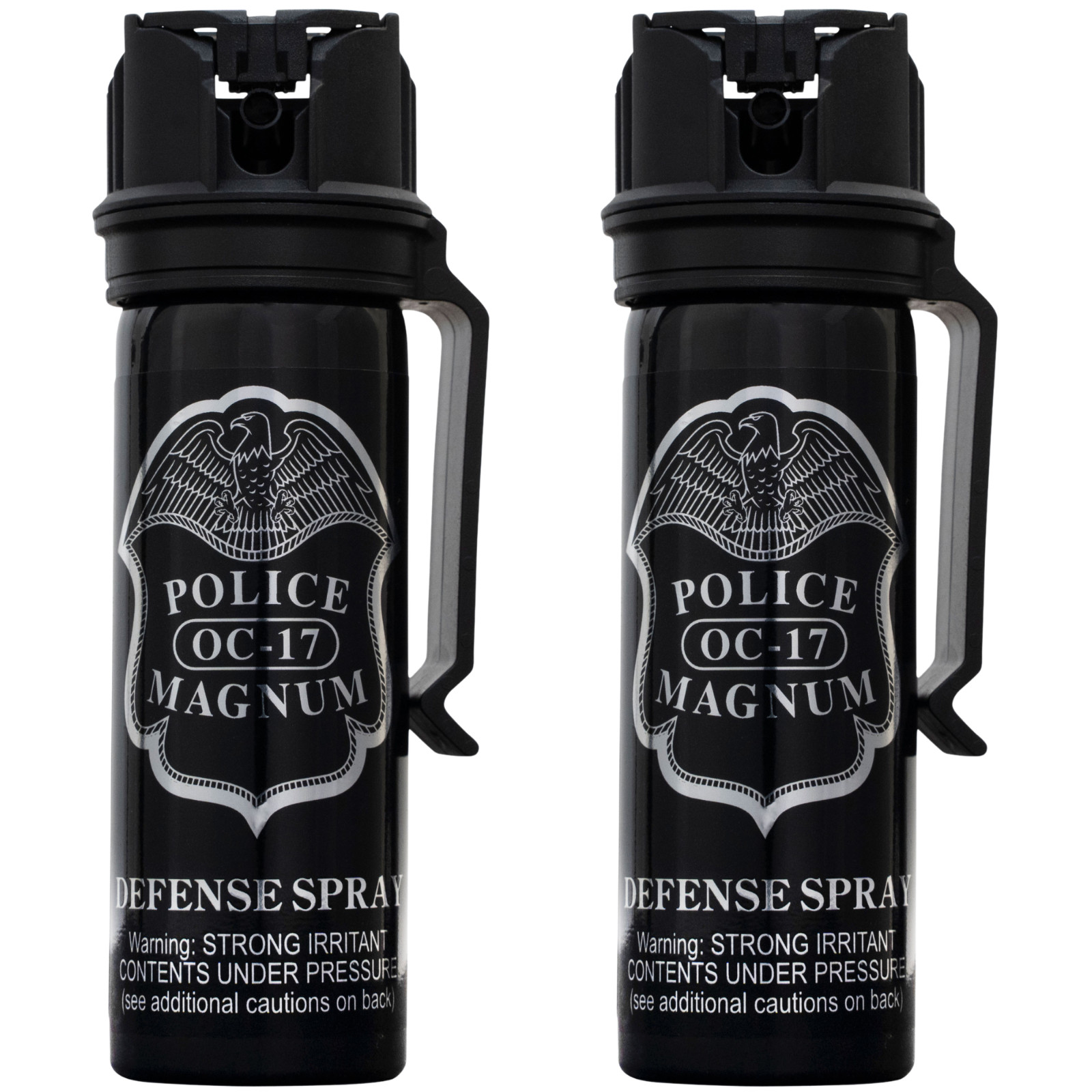 Police Magnum pepper spray USA self defense maximum strength 2 pack 3oz Flip Top