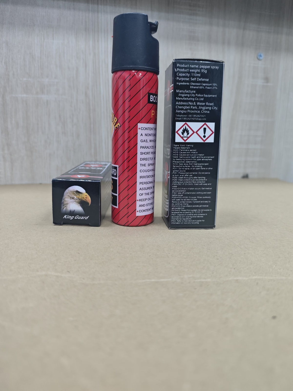 1/2/4 Pack Pepper Spray Self Defense Max Strength Security – 3.7 fl oz