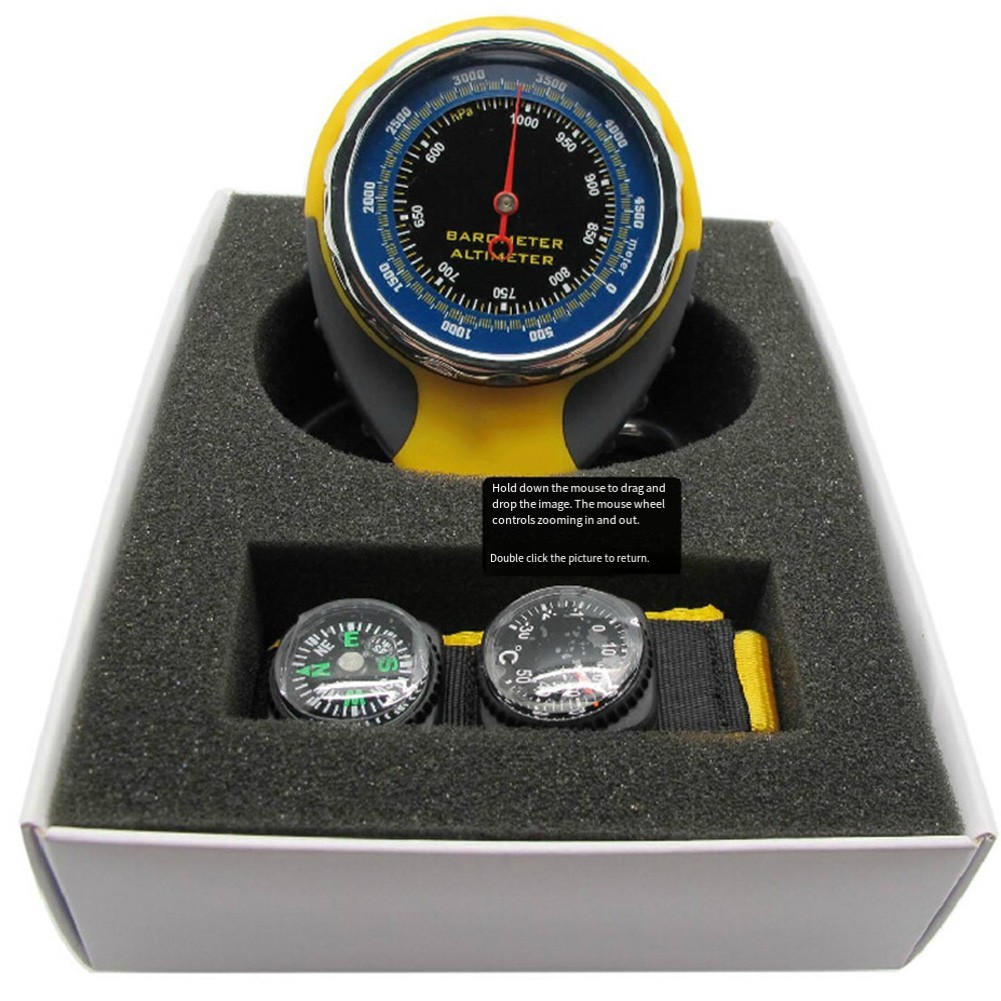 Wilderness Navigator 4 in 1 Tool with Essential Weather Data Functions