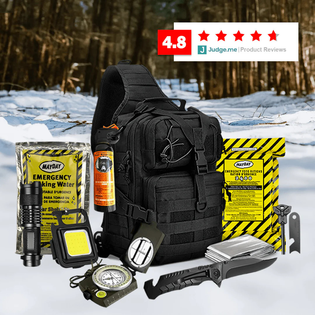 The Safe Trail “Survive All” Go Bag | 30+ Piece Survival Kit