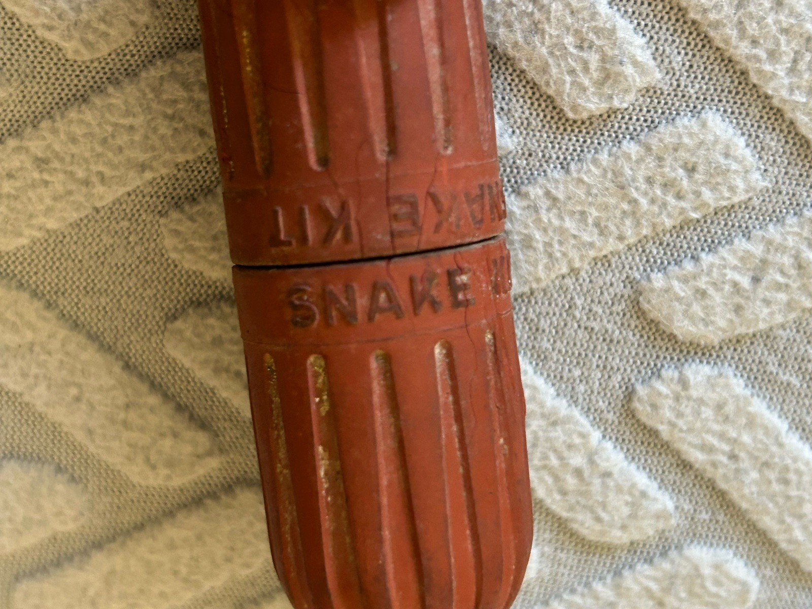 Vtg CUTTER Snake Bite Kit Double Rubber Capsule – Obsolete Collectible – 1965