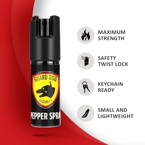 Pepper Spray for Women, Keychain Self Defense with Small 2Pack-Purple/Red
