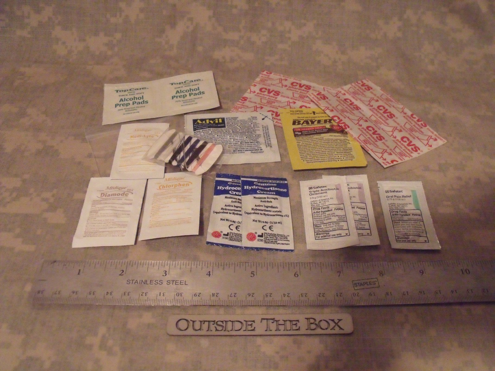 Emergency/Survival Personal Hygiene Kit: BOOSTER PACK w/18+ First Aid Items