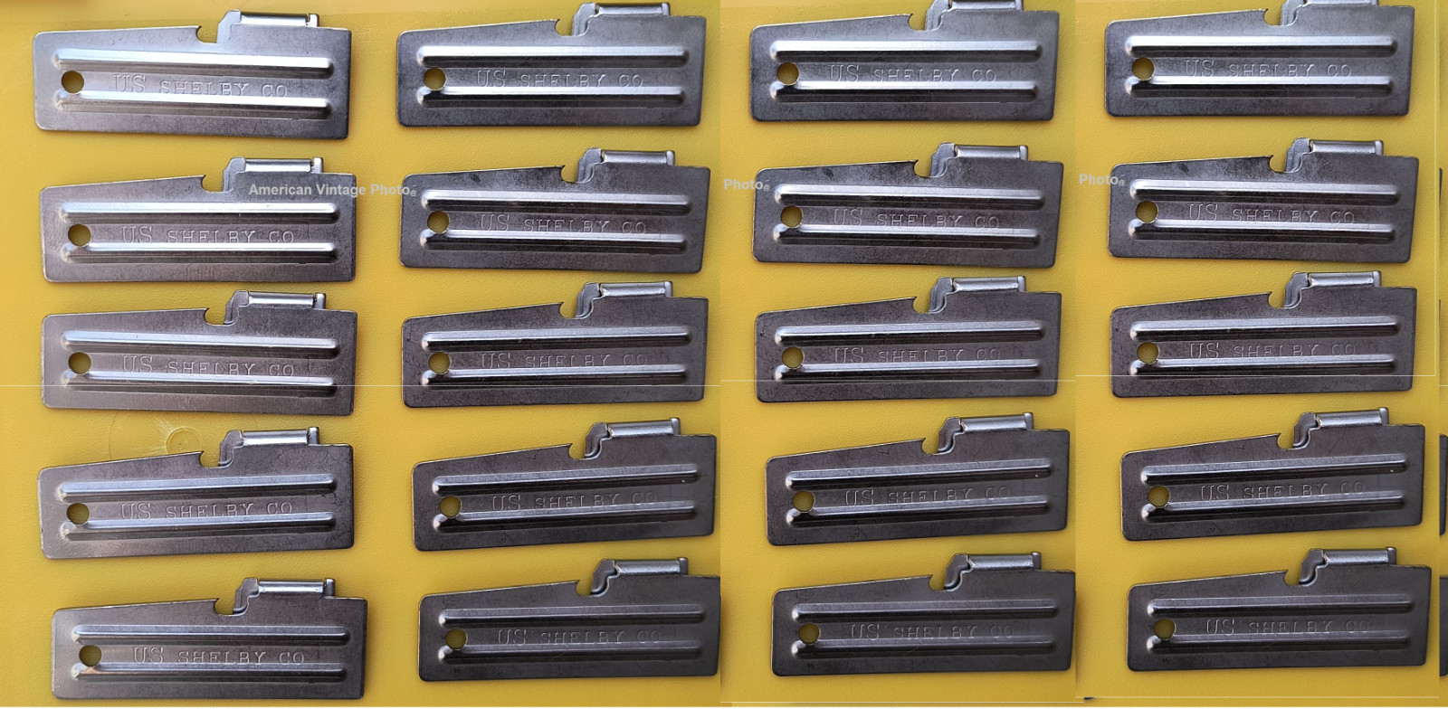 P-51 Can Opener Shelby 20 pack for Mess Kit Survival Camping Disaster Relief USA