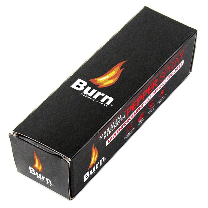 5 pack Burn 4oz Flip Top pepper spray OC Defense Security Protection