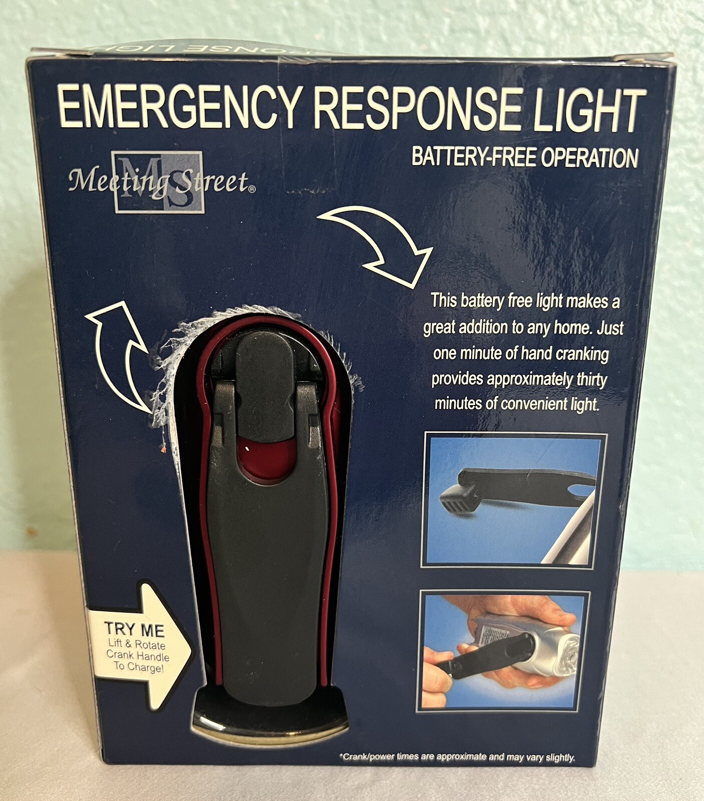 Meeting Street Emergency Response Light Battery Free Operation