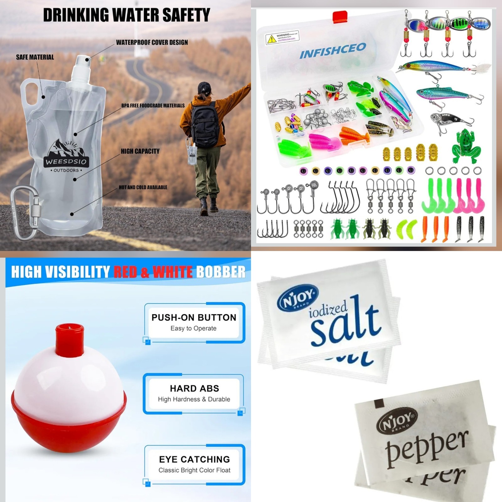 Survival – First Aid/Bug Out/Camping/Hiking Bag, 510 Piece – NEW