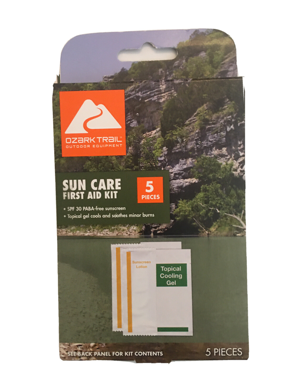 NWT Ozark Trail 5 Piece Mini Suncare Hiking/Camping Kit