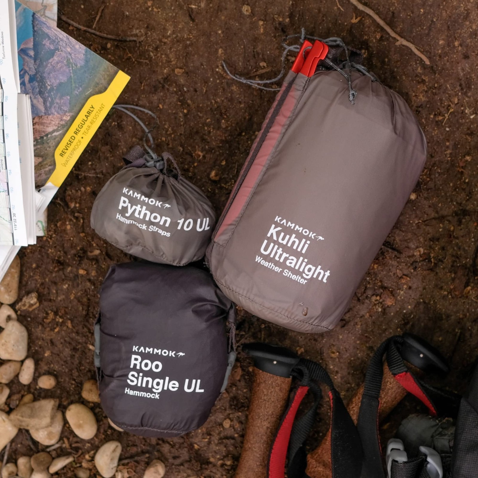 KAMMOK Kuhli Pro | Versatile Weather Shelter, Pro, Granite Gray
