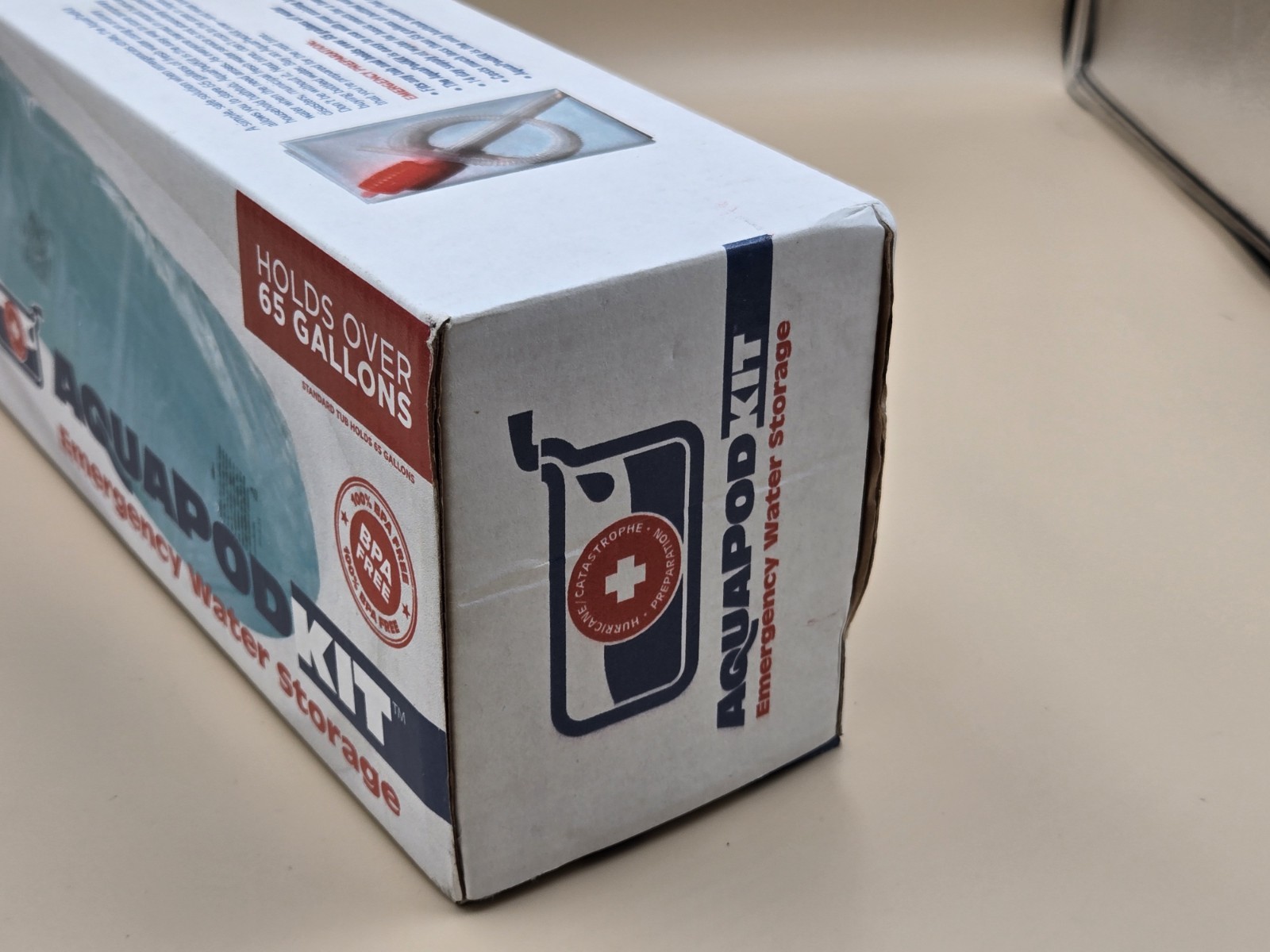 AquaPodKit Made in USA – Emergency Bathtub Water Storage Bladder 65-100 New!