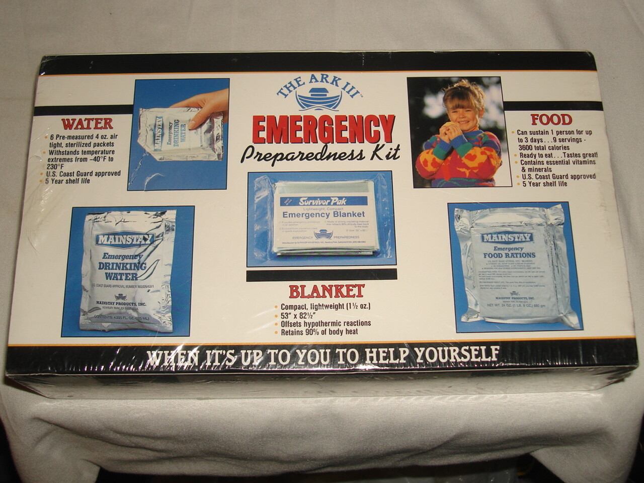Sealed The Ark III Emergency Preparedness Food Water Survival Kit 1 Person 3 Day