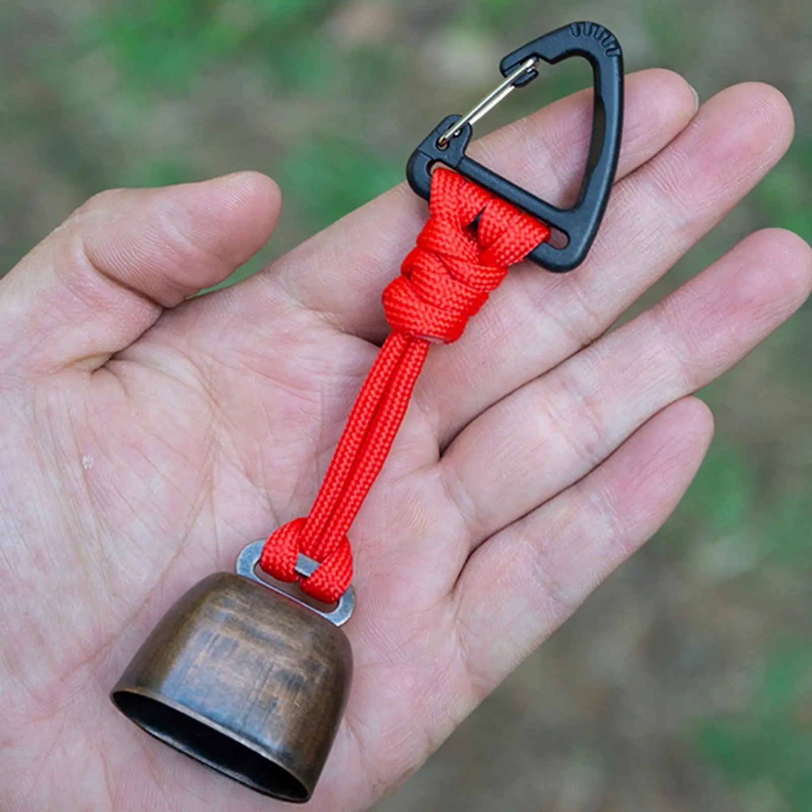 Bear Bell Hiking Loud Bell Safety Protector Bell With Carabiner Outdoor NEW USA