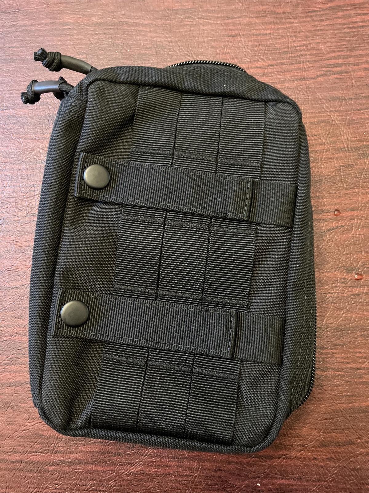 Black Tactical Molle Horizontal Admin Pouch EMT Pouch EDC Utility Orgaznier Bag