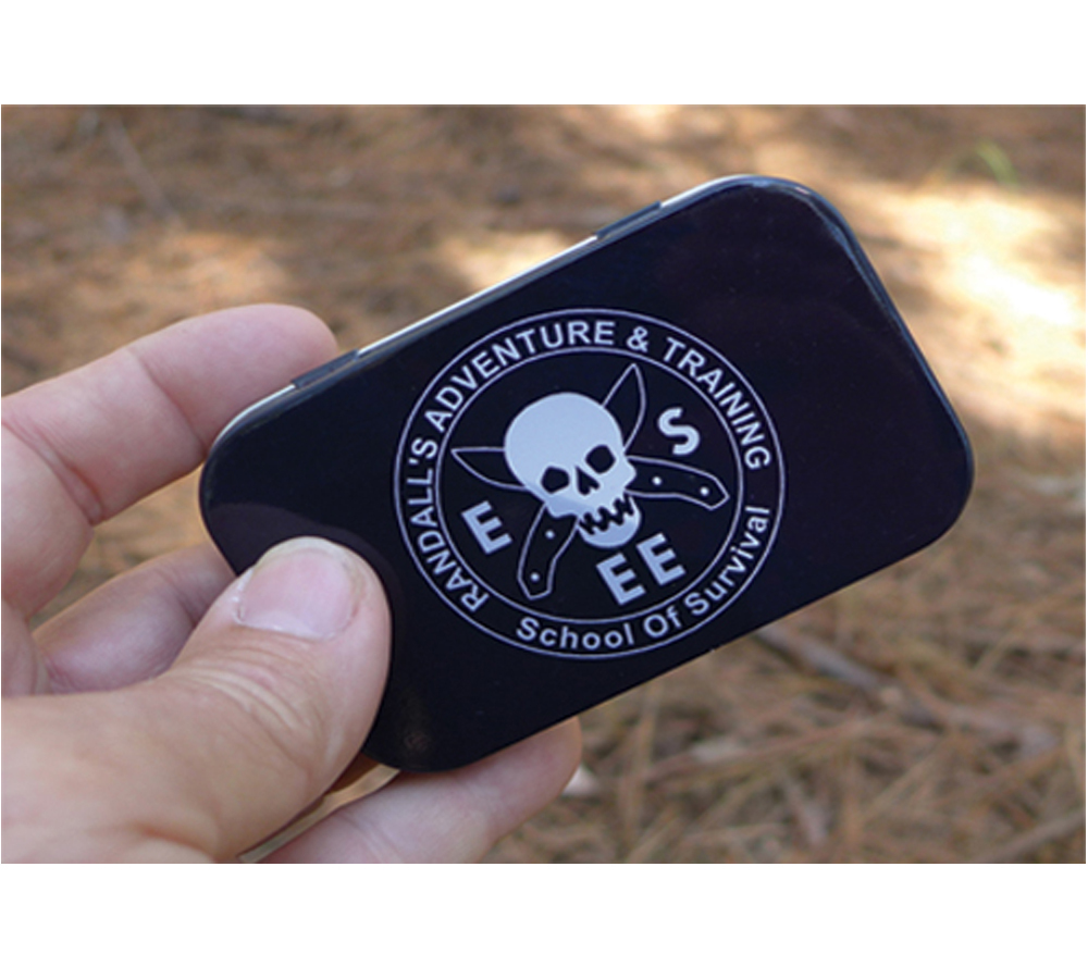 Mini Survival Kit in Tin Esee Knives Sere Tools in Pocket-sized Container
