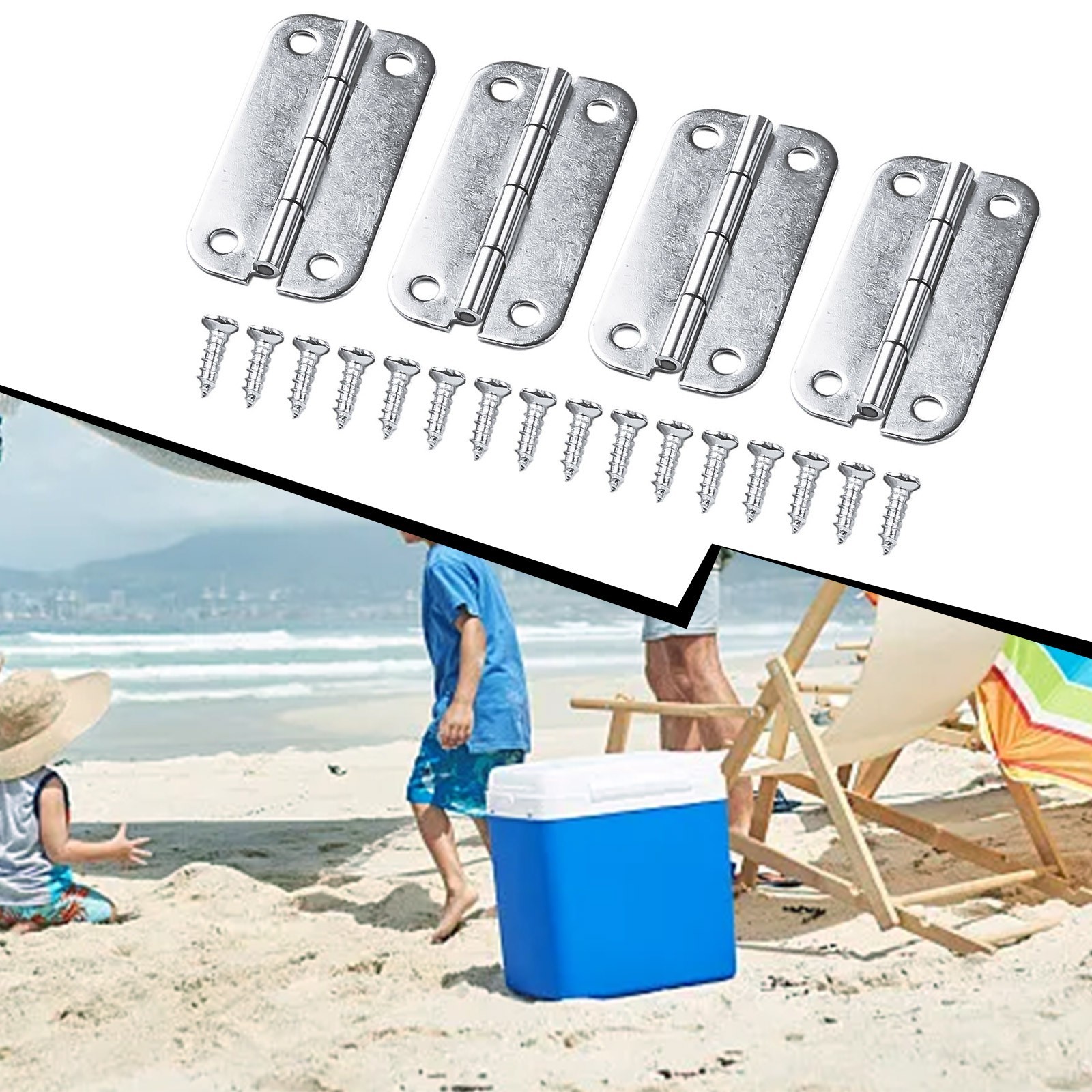 Cooler Hinges Screws 4Pack Cooler For Igloo Ice Chests Hinges Kit Part