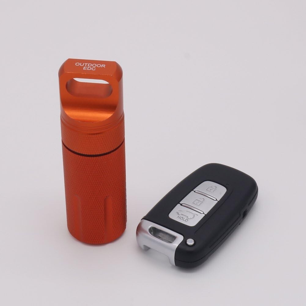 Military-Grade Aluminum Waterproof Survival Container – Essential Camping Tool