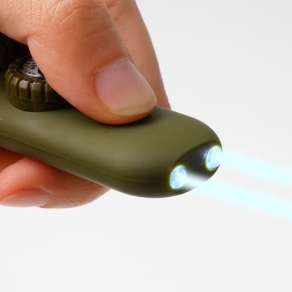Camping Navigation Tool Built-in Whistle LED Navigation Light Neck Lanyard
