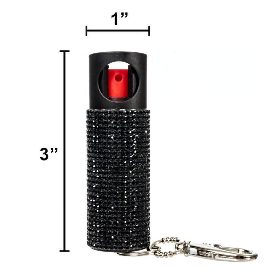 2 Pack Burn Pepper Spray for Self Defense in Fashionable Keychain Case 1/2oz
