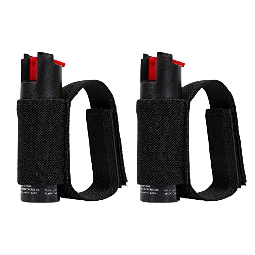 Pepper Spray Self Defense- Running Safety Gear – Jogging – Black 2 pack