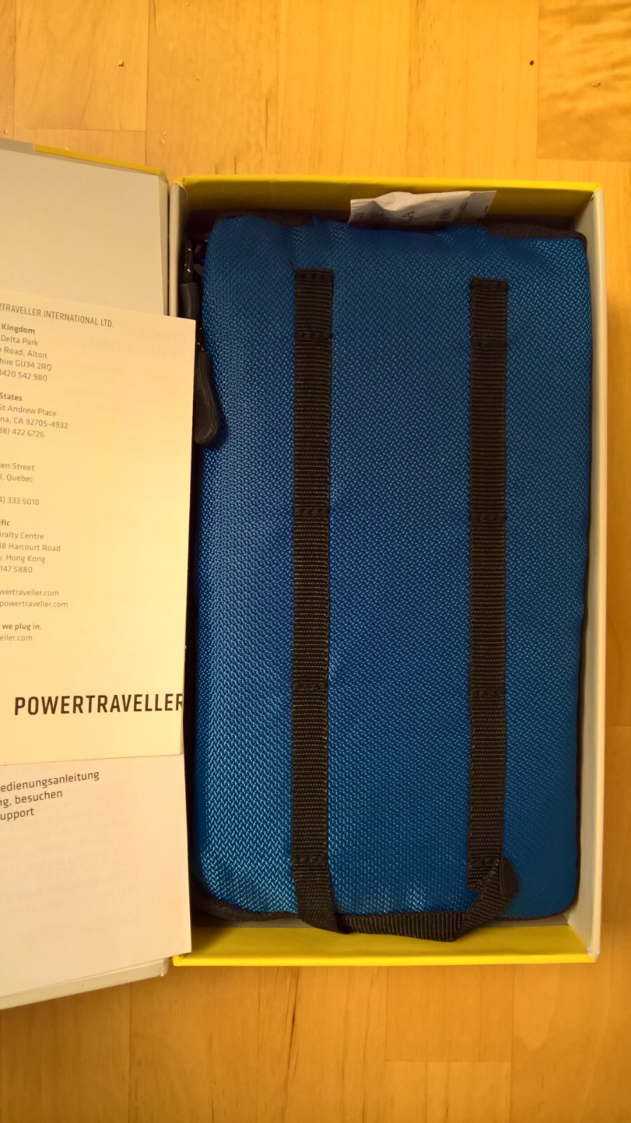 3 watt folding solar cell, integral 3500mAh USB power bank, charger, battery