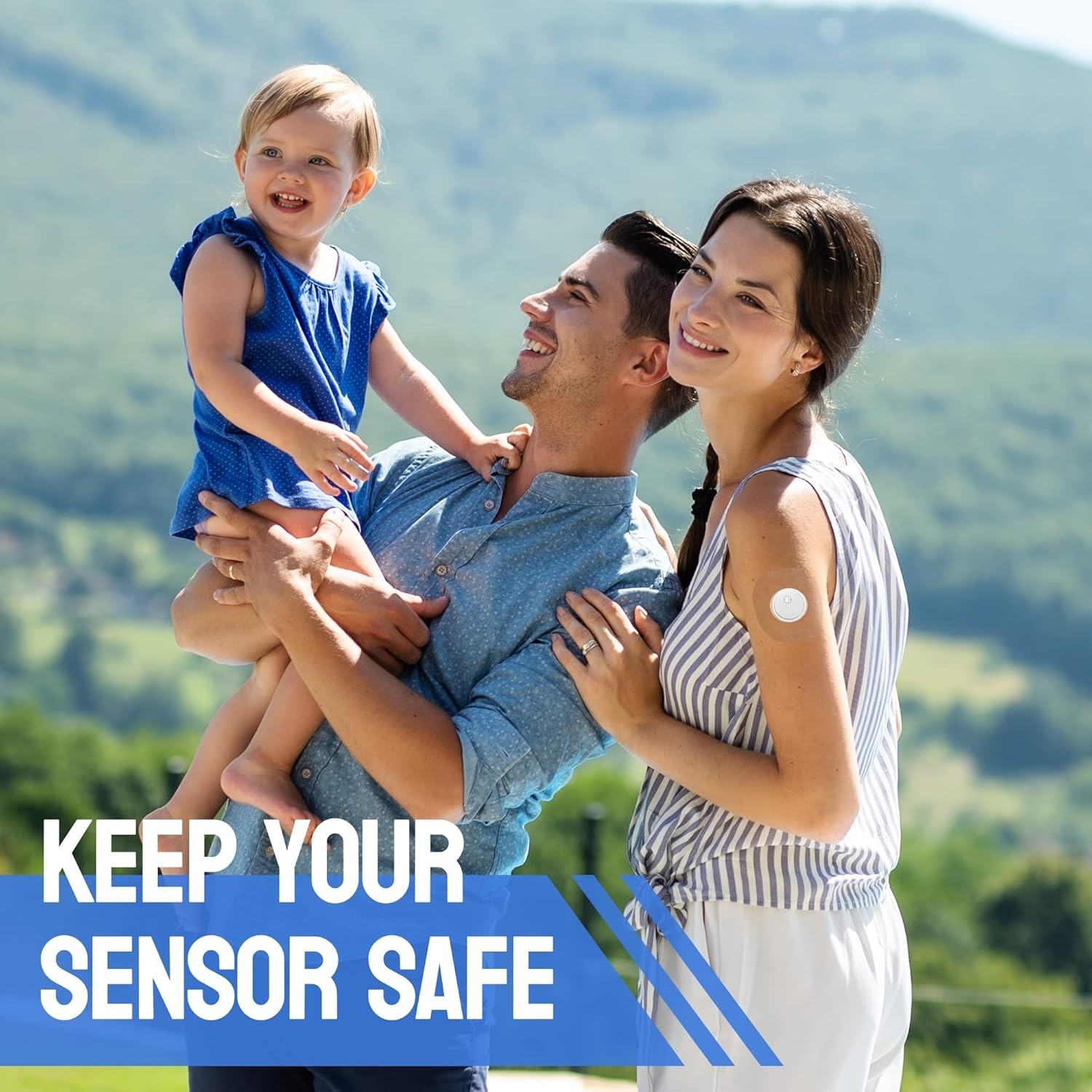 Libre 3 Sensor Covers-60 Pack Waterproof Adhesive Patches -Transparent CGM Tape