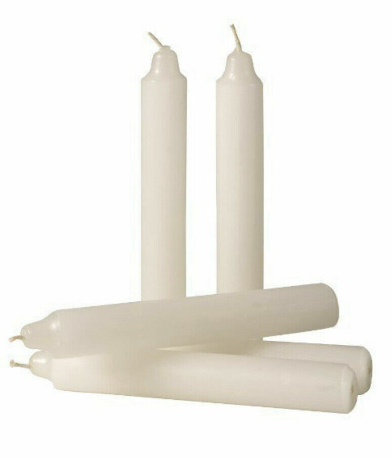 12 Emergency Candles Long Burn Power Outages, Camping, Survival, Prayer Candles
