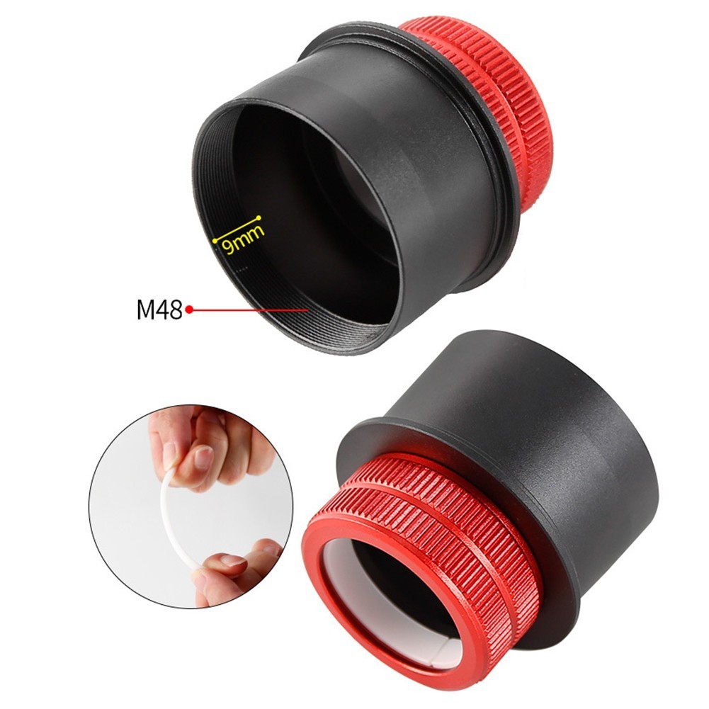 Astronomical Telescope Adapter Aluminum Telescope Accessory Protects Eyepiece