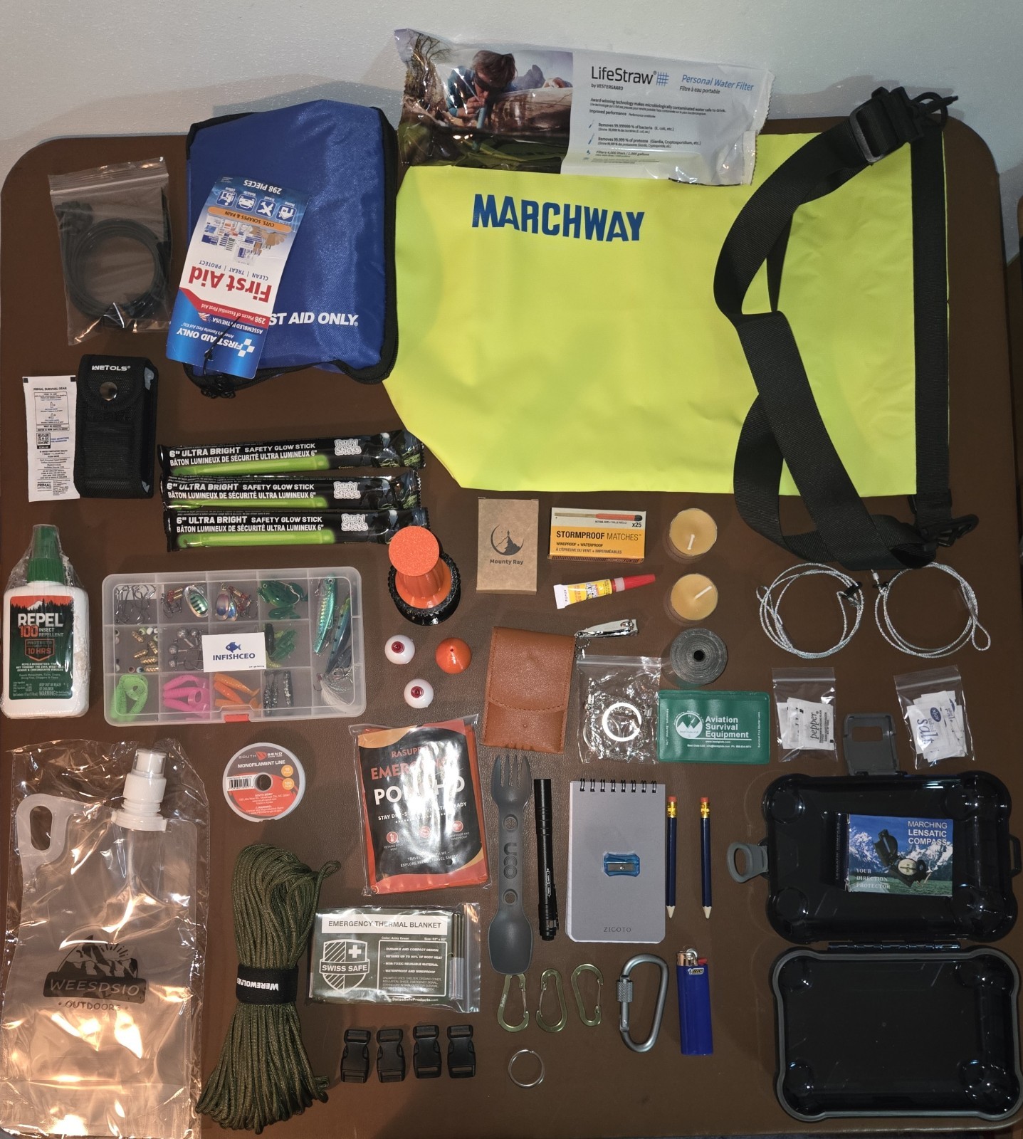 Survival – First Aid/Bug Out/Camping/Hiking Bag, 510 Piece – NEW