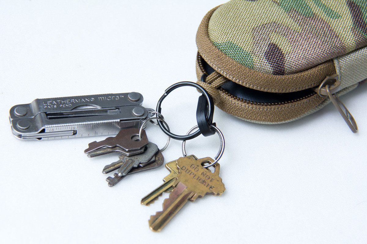 Milspec Monkey MSM Lanyard Zippered Key Ring Coin Pouch Carrier See Colors Below