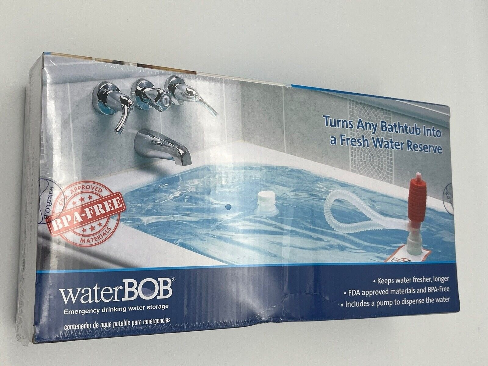Water BOB Survival Emergency Drinking Fresh Water Storage 100-Gallons Kit Sealed