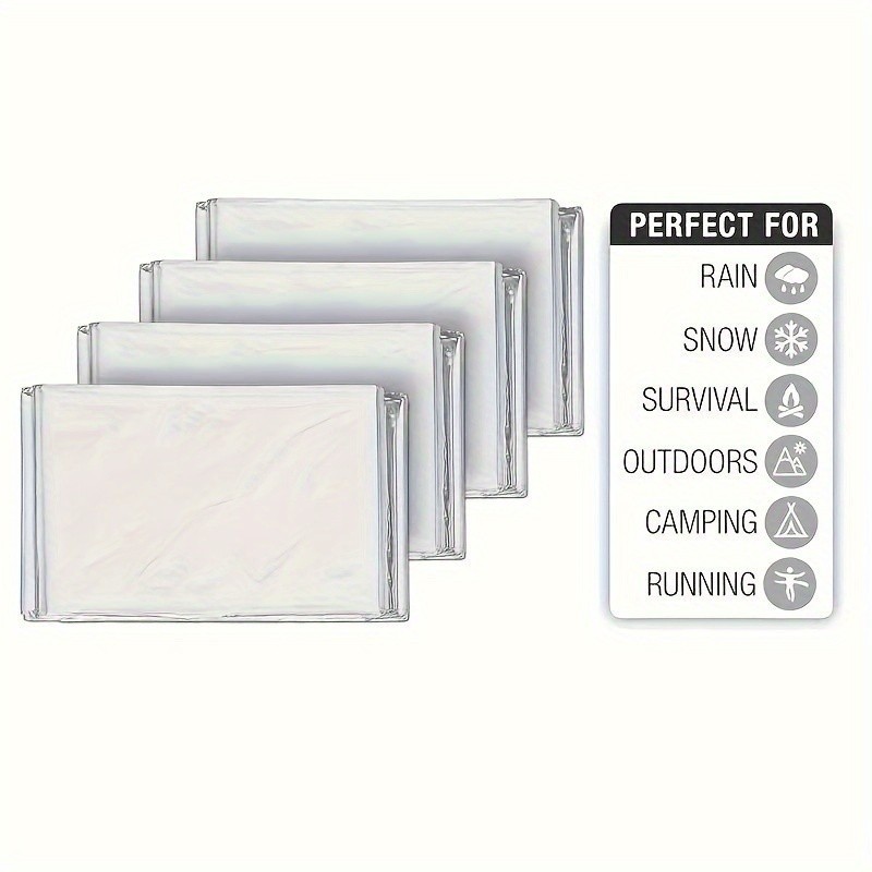 10Pack Emergency Mylar Thermal Blankets , New for Outdoor Sport Free Shipping !