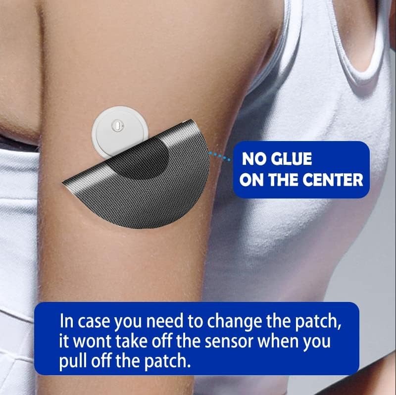 15-Day Waterproof Libre 3 Sensor Covers, Hypoallergenic & Latex-Free – 25 Pack