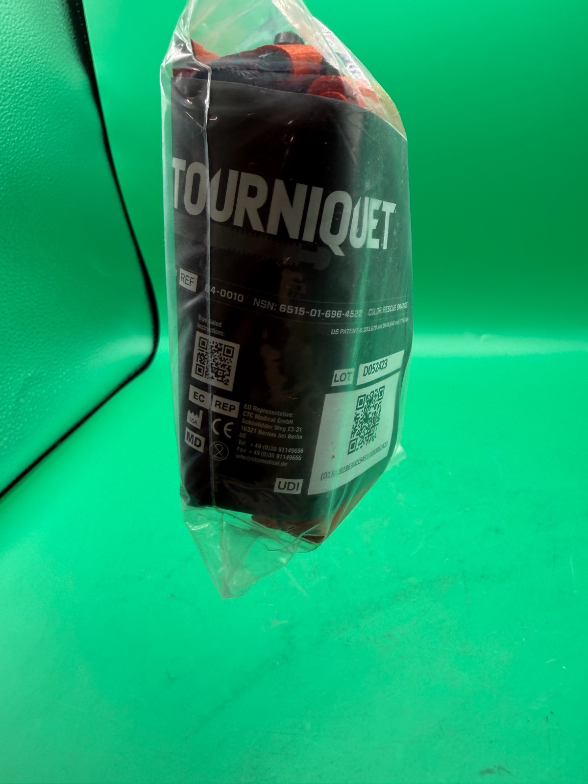 TacMed Solutions SOF® Tourniquet Rescue Orange (SOF-T) New Sealed