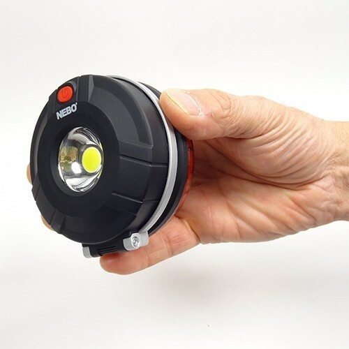 NEBO TWIN PUCKS 160 LUMEN MAGNETIC TASK LIGHT & EMERGENCY BEACON #6391
