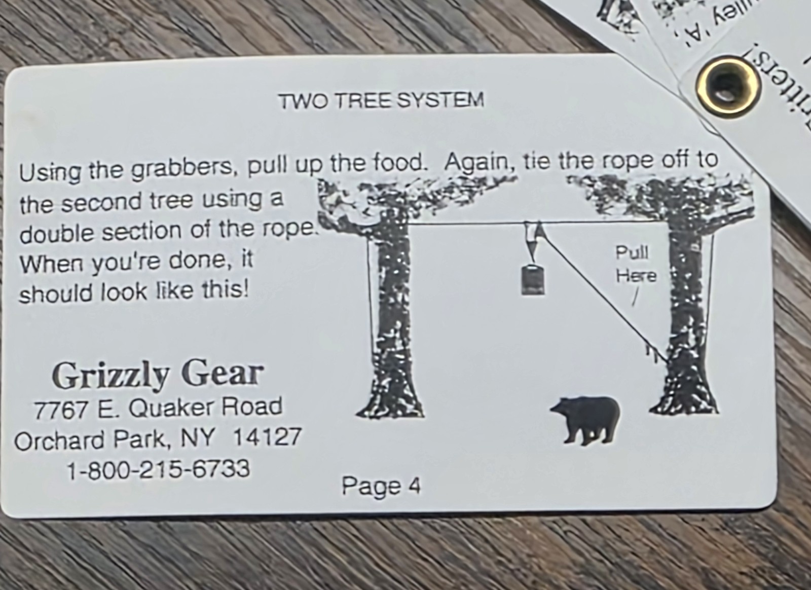Grizzly Gear Keep Your Food Away From Bears An Critters 2 Tree System