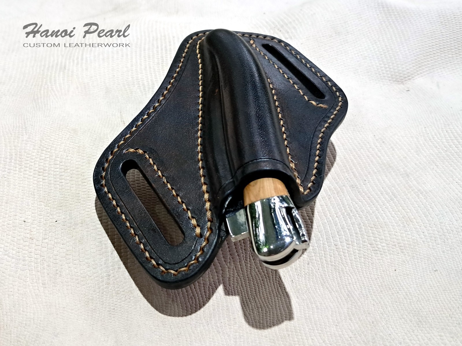 Custom Leather Sheath for Forge De Laguiole 12cm Folder [Sheath Only]