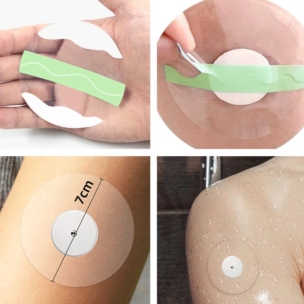 10/20PCS Freestyle Libre Sensor Patches – Breathable Waterproof Adhesive Tape