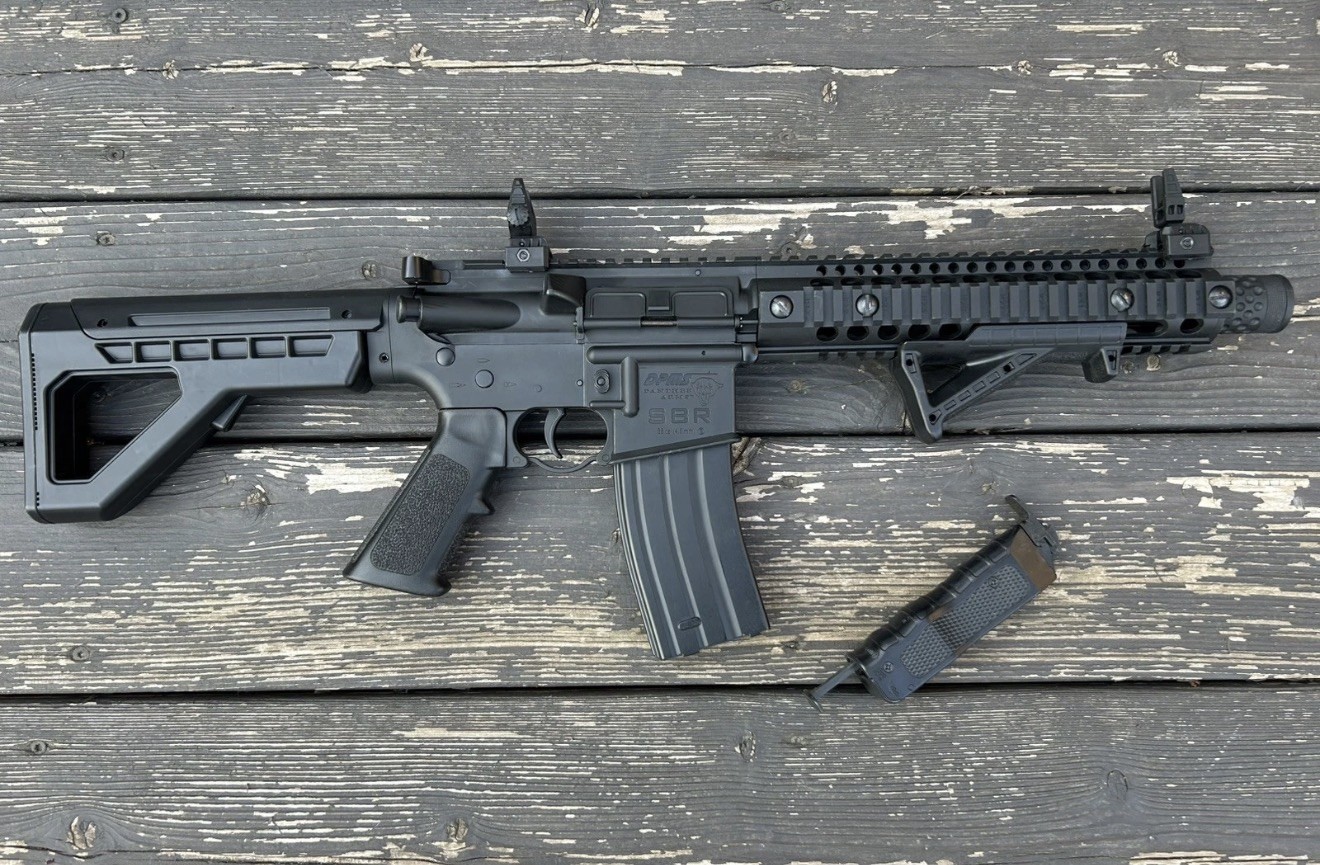 DPMS Panther Arms SBR Full Auto Blowback Action BB Rifle Model DSBR