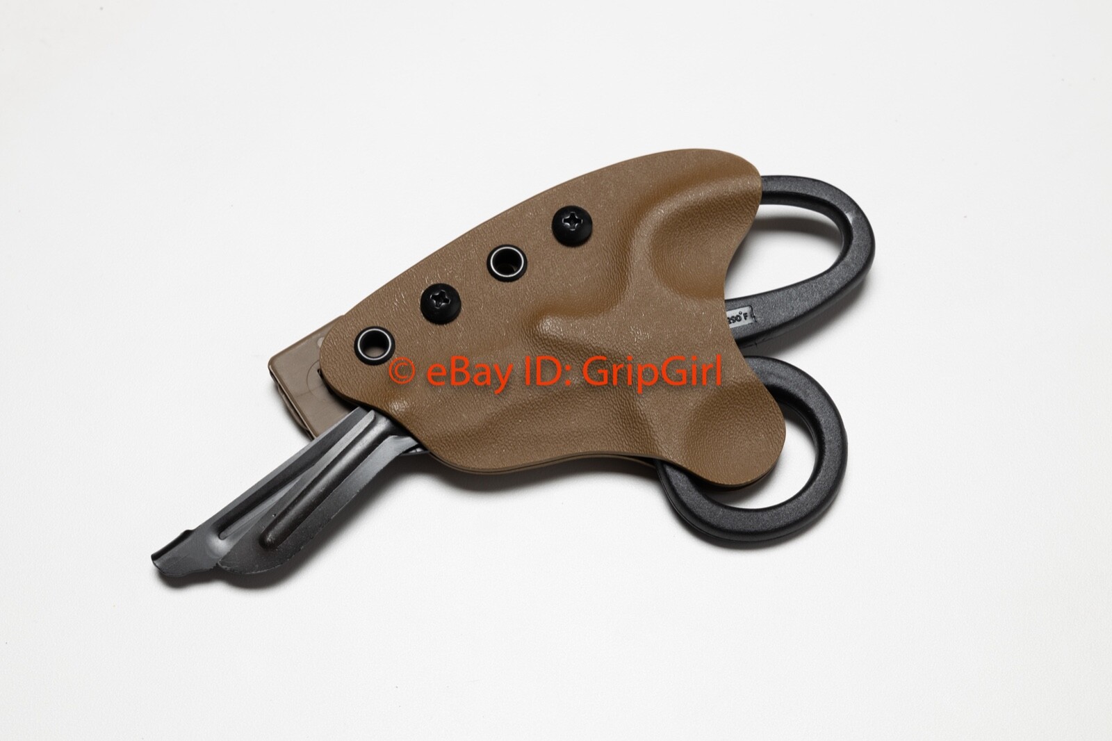 Black Trauma Shears+Coyote Kydex Sheath Holster TCCC Blow Out Kit Medic Gear EDC