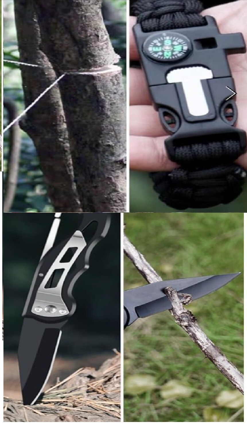 Survival Kit hunting/fishing crossbow. First aid, survival guide & much more!