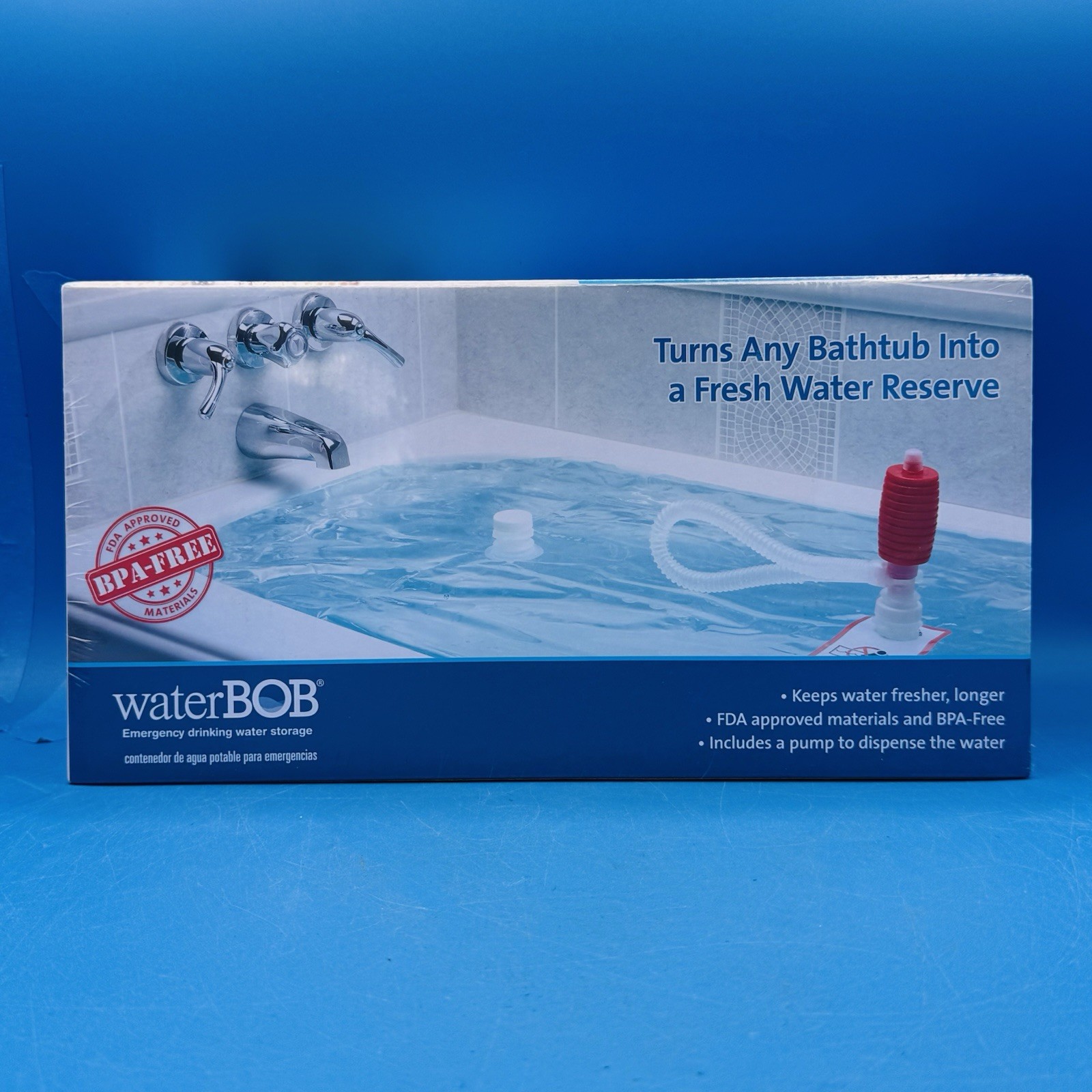 WaterBOB Emergency Drinking Water Storage 100 Gallon BPA-Free Brand New / Sealed