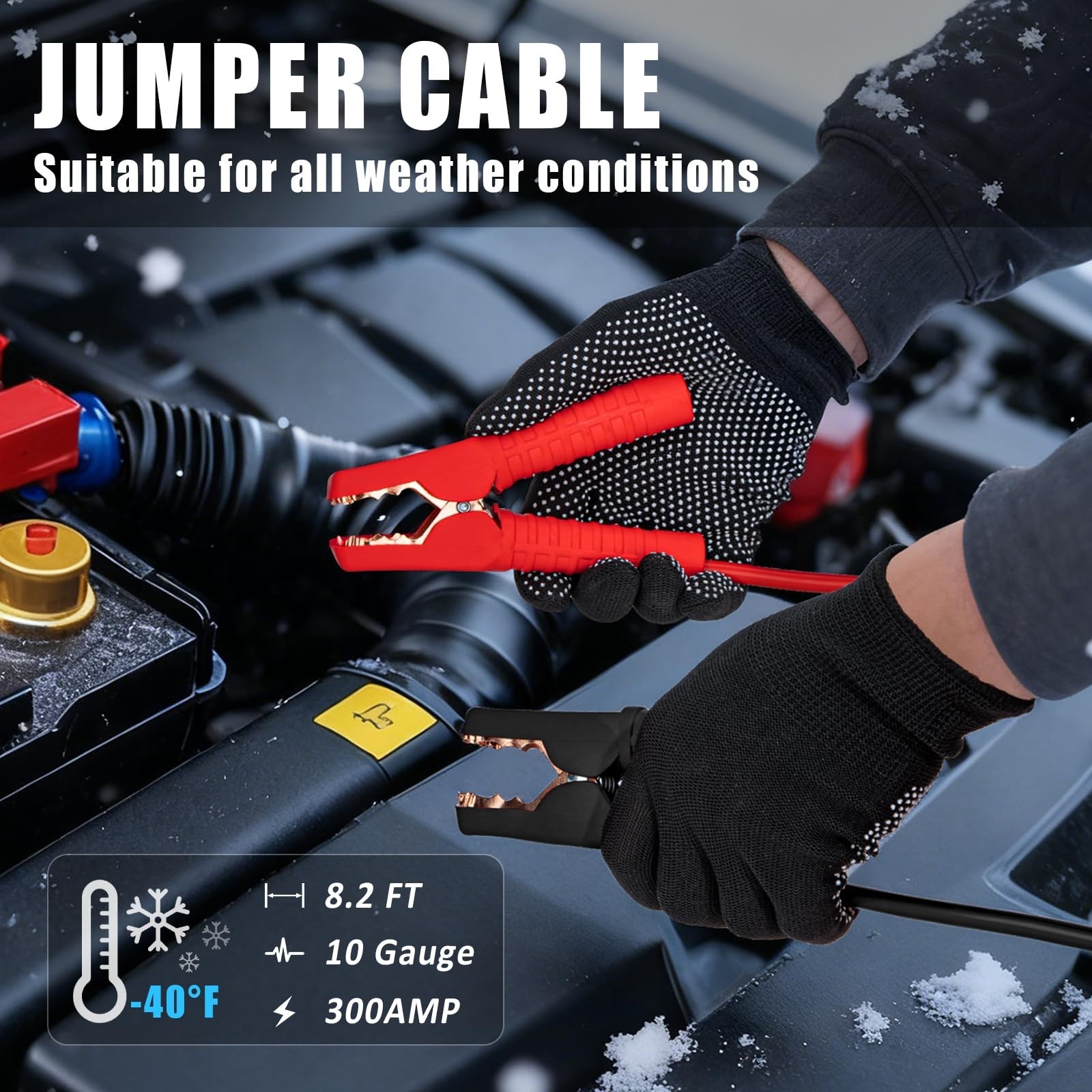AUTODECO Roadside Emergency Car Kit Winter Road Trip Assistance Vehicle Safet…