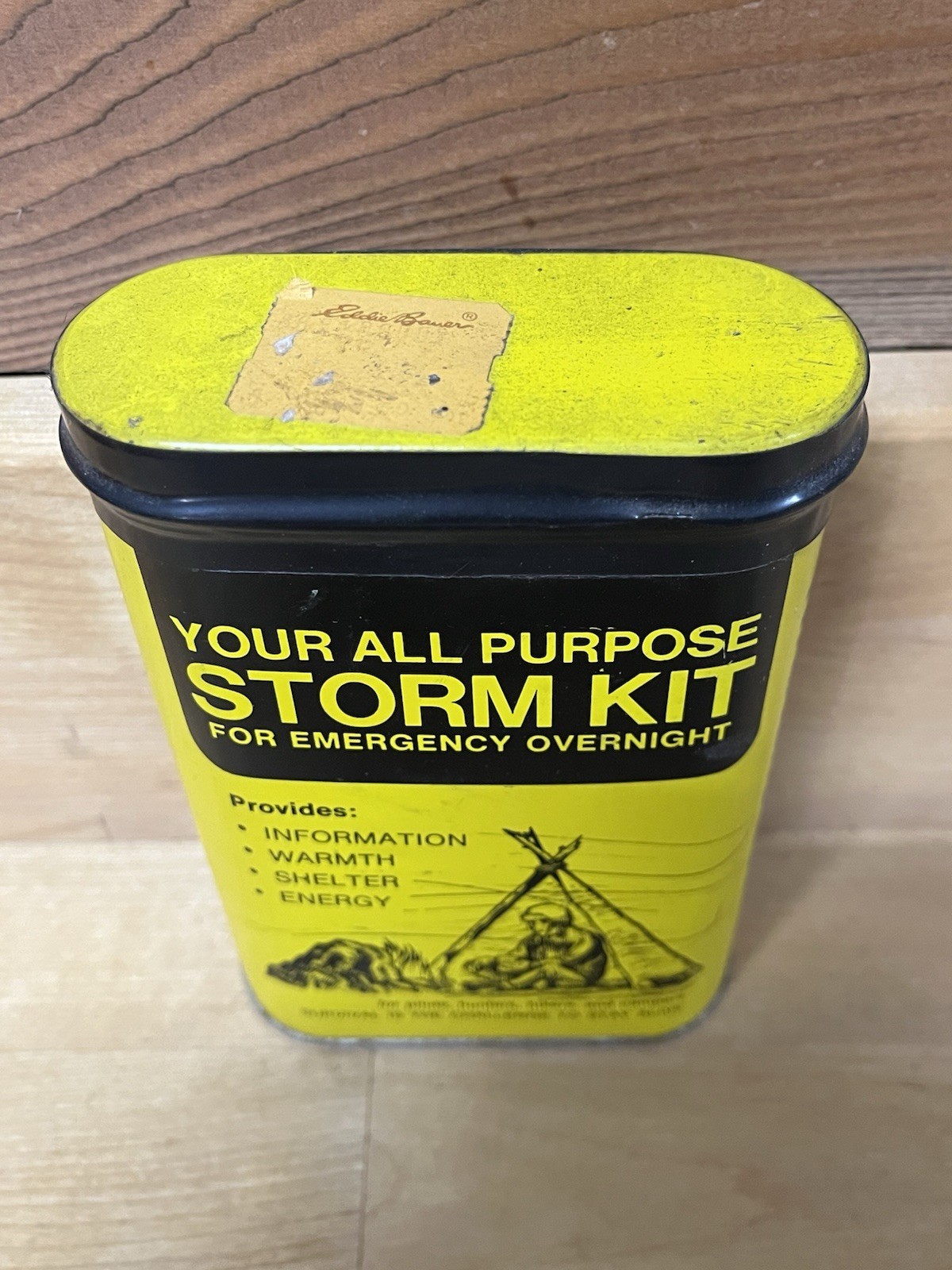 Storm Kit Survival Tacoma Mountain Rescue Unit NEVER OPENED Tin VTG/NOS #1