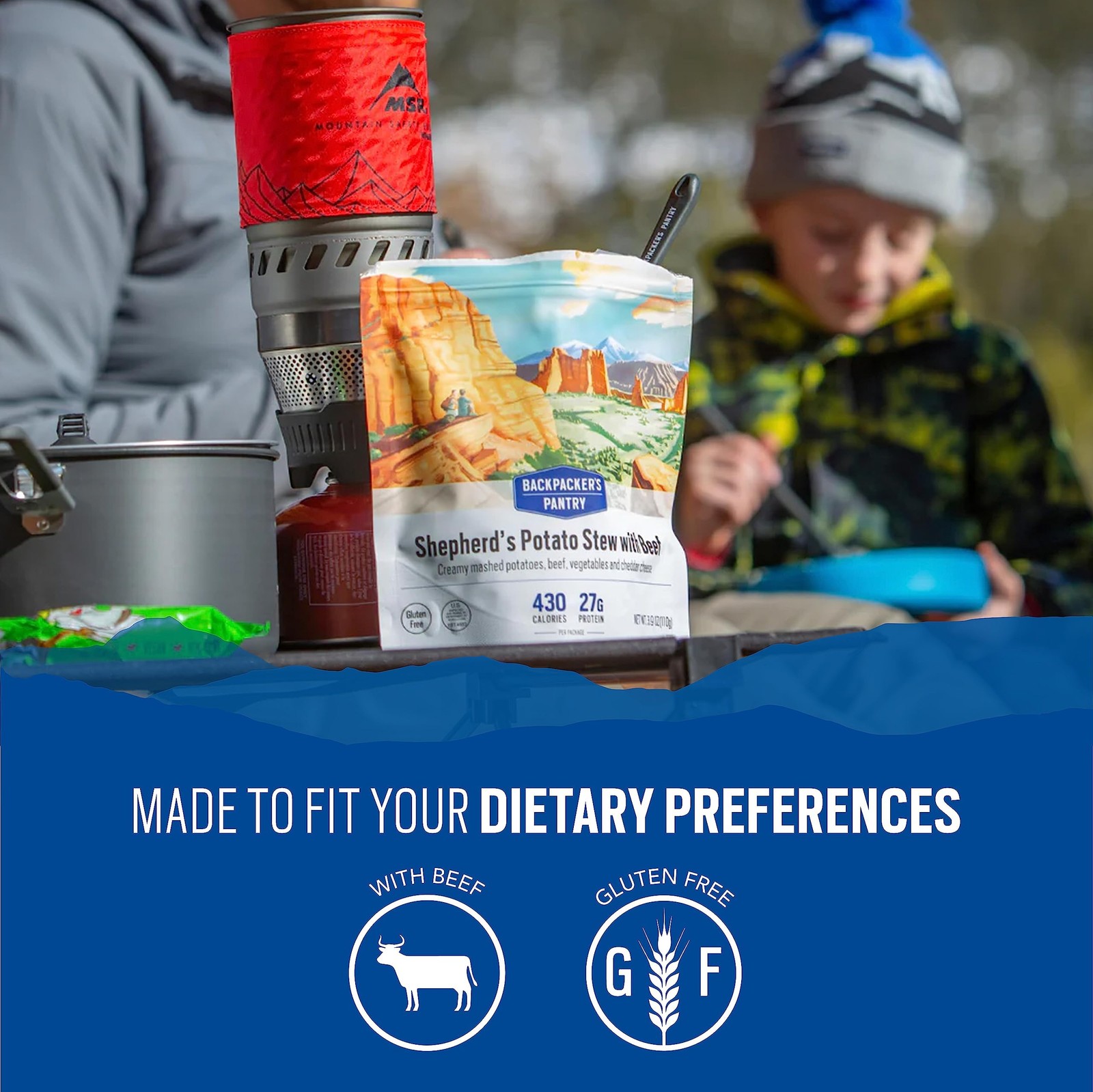 Backpacker’s Pantry Shepherd’s Potato Stew with Beef – Freeze Dried 1 Count