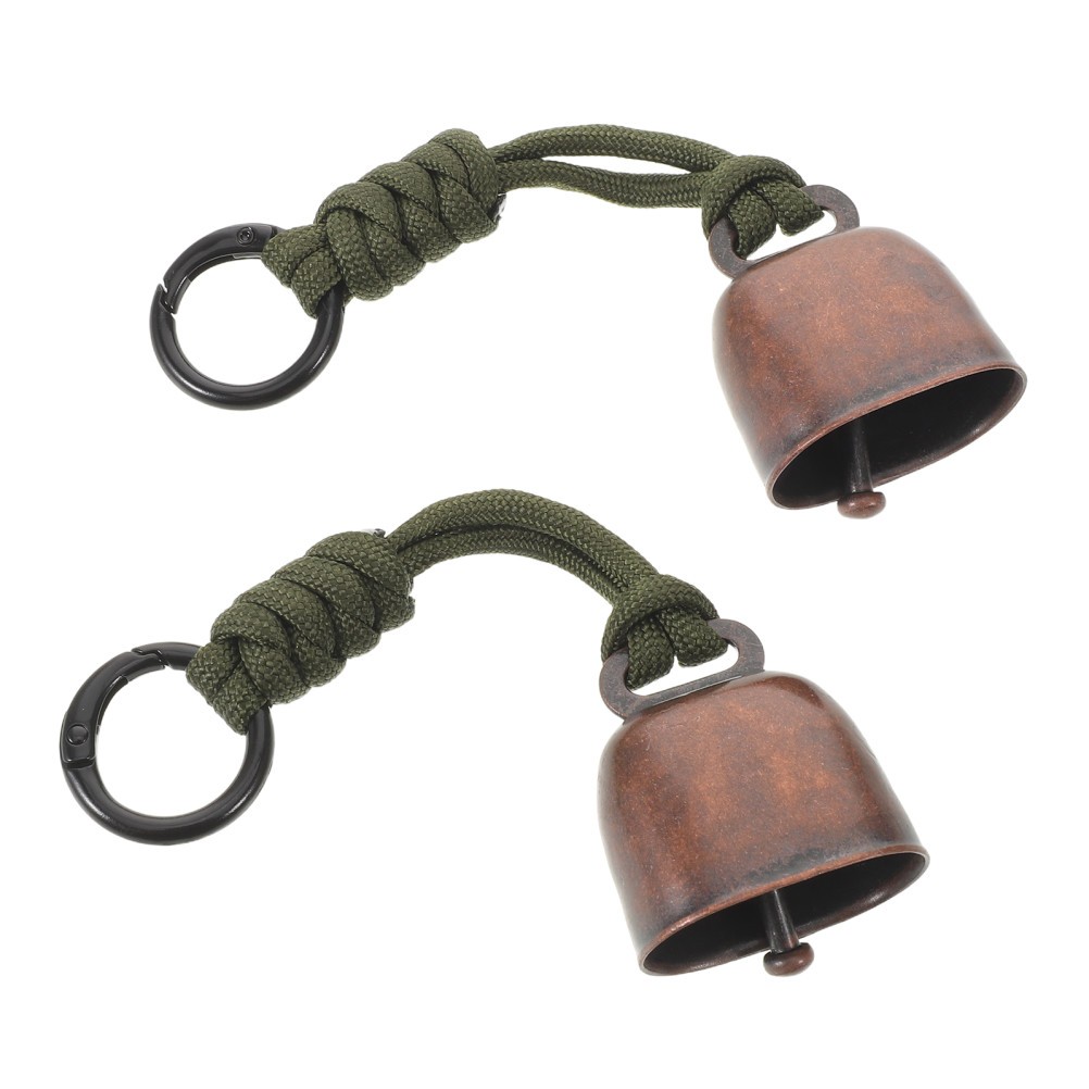 2 Pcs Outdoor Anti-bear Bell Cow Bells Noise Makers Aluminum Bike
