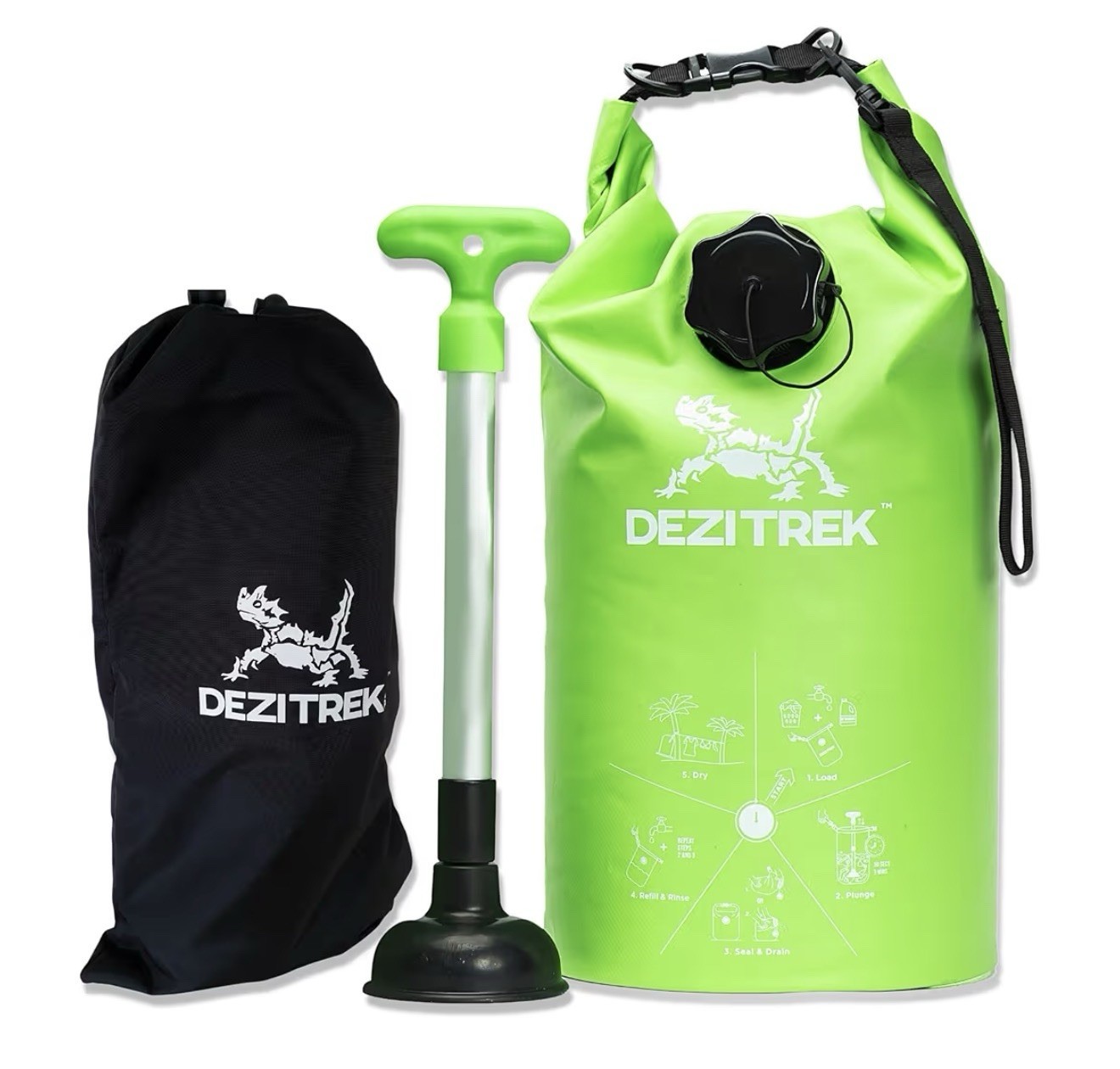 Dezitrek All In One Hand Wash Bag- Off The Grid Washing Machine